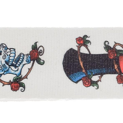 PLANETWAVES 50S04 GİTAR ASKISI, 50MM, STOKED SKULL