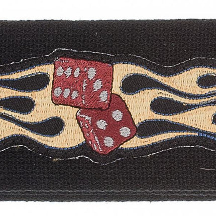 PLANETWAVES 64P05 GİTAR ASKISI, 64MM, DOKUMA FLAMING DICE