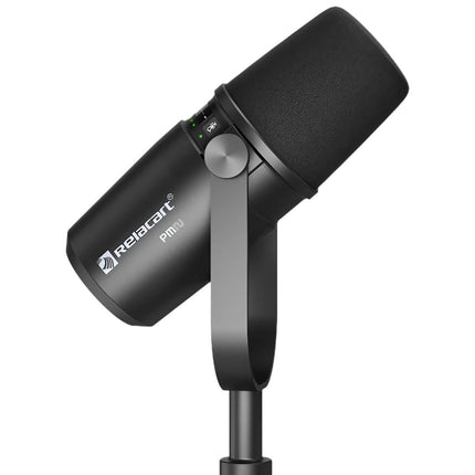 PM2 Black | USB-C &amp; XLR Cardioid Dynamic Podcasting Microphone