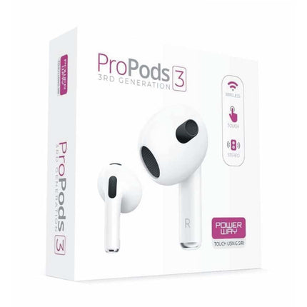 Propods3 (White) Wireless Headphones Btx93