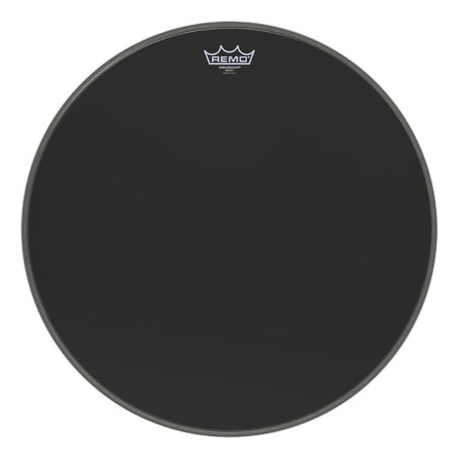 REMO ES-1018-00 18 inch AMBASSADOR® EBONY Bass Drum Head