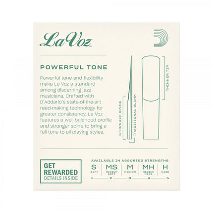 Rico Lavoz RIC10MS Soprano Saksafon Kamışı Medium Soft