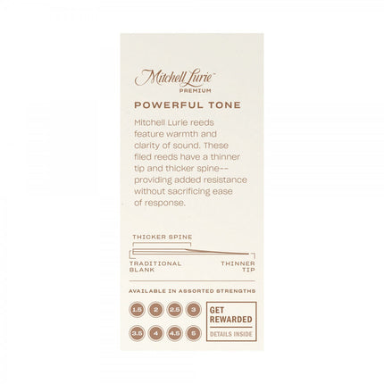 Rico M.Lurie Prem. RMLP5BCL200 Sib Klarnet Kamışı No:2