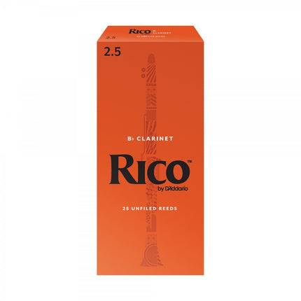 Rico RCA2525 Sib Klarnet Kamışı (25 li Kutu) No:2,5