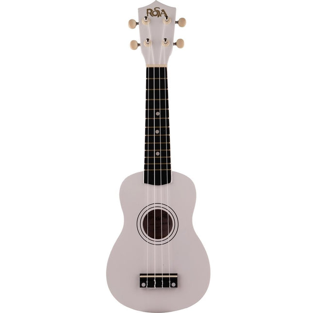 Rosa RU002-WH Soprano Ukulele (White)