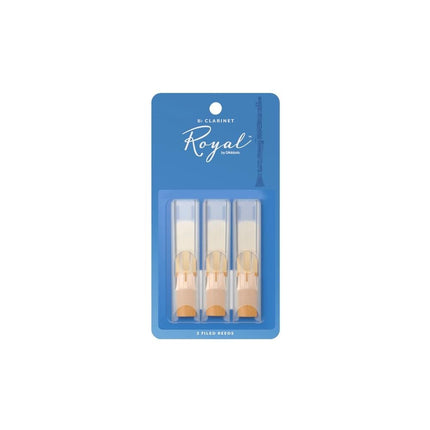 D'Addario Woodwinds Royal RCB0320 Bb Clarinet Reed (3 pieces) No:2