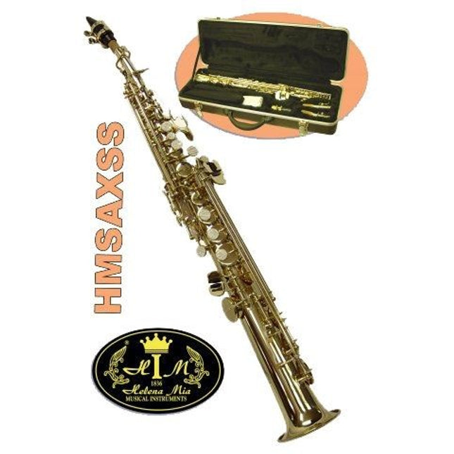 Saxophone Soprano Gold Helena Mia HMSAXSS