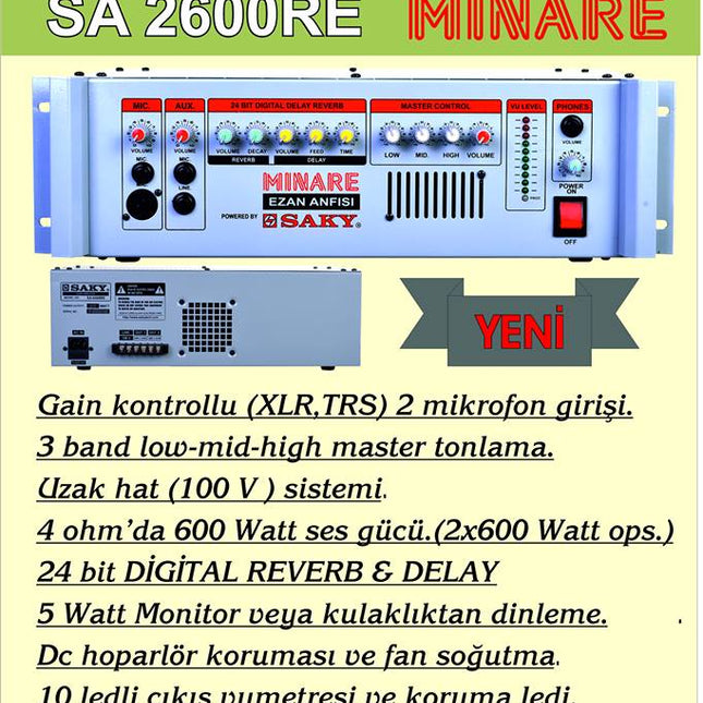 Saky Minaret Amphitheatre with Reverb