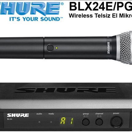 Shure Blx24E/Pg58 Wireless Wireless Handheld Microphone