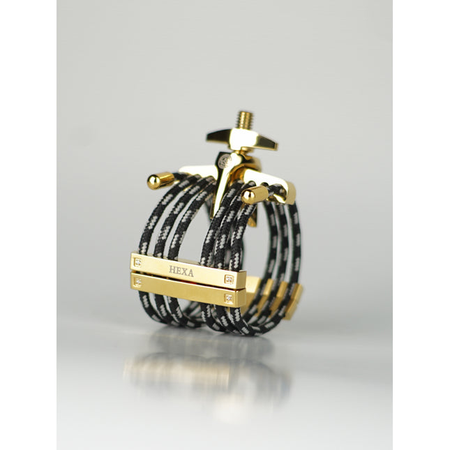 Silverstein Hexa Medium Gold Clarinet Bracelet HG07A