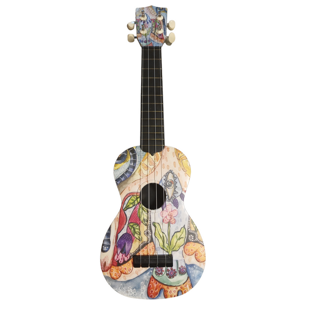 Soprano Ukulele Fish Pattern Cover