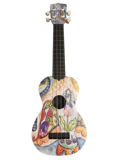 Soprano Ukulele Fish Pattern Cover
