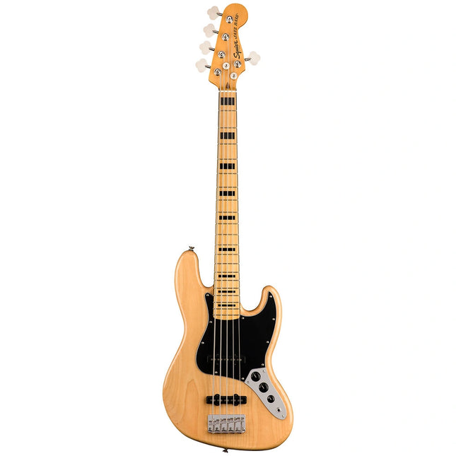 Squier Classic Vibe 70s Jazz Bass V Akçaağaç Klavye Natural 5 Telli Bas Gitar