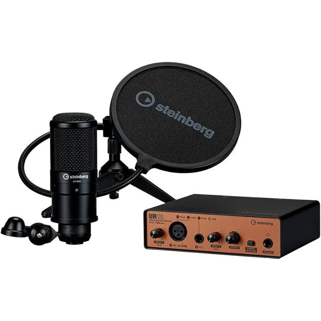 Steinberg UR12 Podcast Starter Pack Recording Package