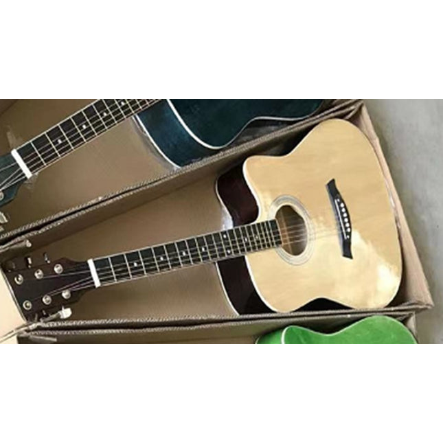 Styles 41 Inch Acoustic Guitar Basswood Natural-Glossy