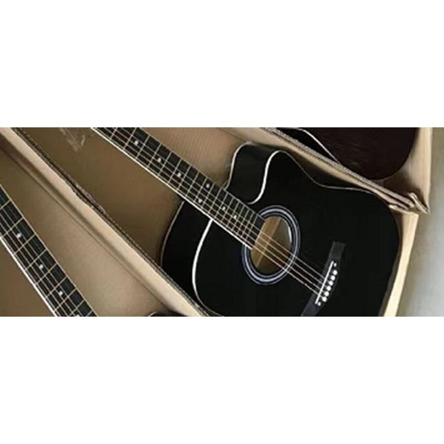 Styles 41 Inch Acoustic Guitar Basswood Black-Glossy