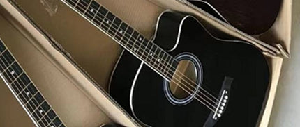 Styles 41 Inch Acoustic Guitar Basswood Black-Glossy