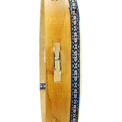 Tambourine with Bells and Leather 22 cm DZD22