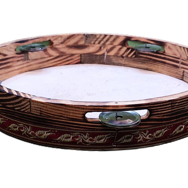 Tambourine with Bells and Leather 28 cm DZD28