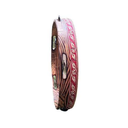 Tambourine with Bells and Leather 28 cm DZD28
