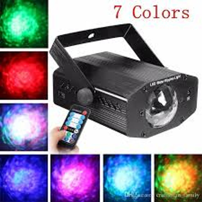Th-001 7 Color Water Effect LED Light