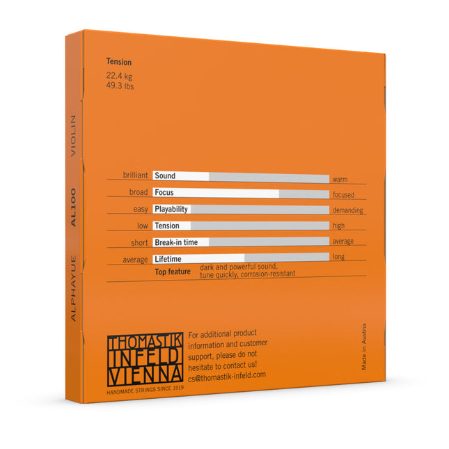 Thomastik Infield Alphayue AL100 3/4 Violin String