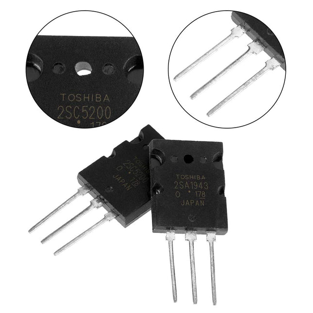 Transistor Pair 2Sa1943/2Sc5200 Original