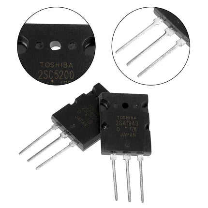 Transistor Pair 2Sa1943/2Sc5200 Original
