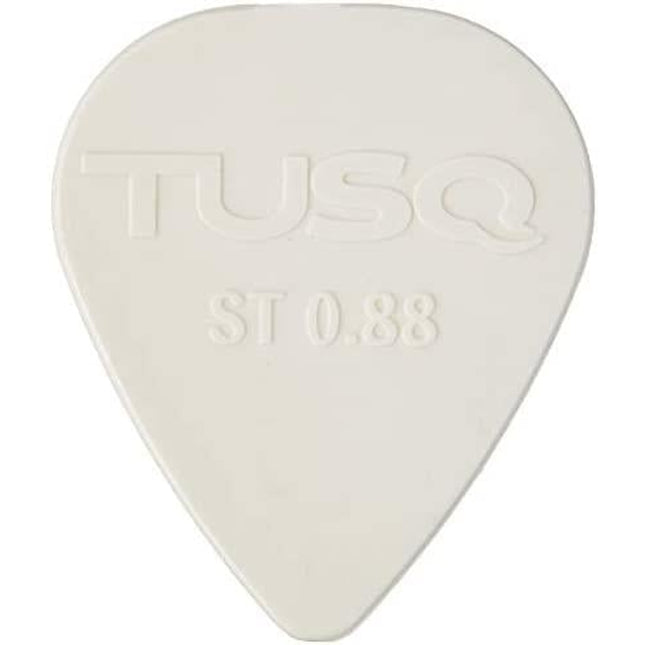 TUSQ Pick 0.88mm White 6 Pack Bright Tone (PENA)