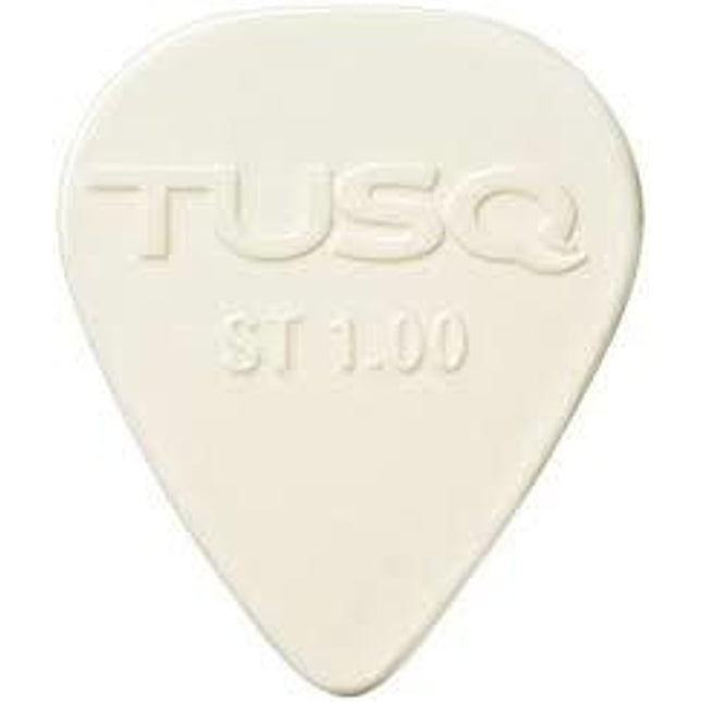 TUSQ Pick 1.00mm White 6 Pack Bright Tone (PENA)