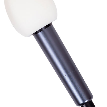 TV Microphone Sponge White Logo Printable