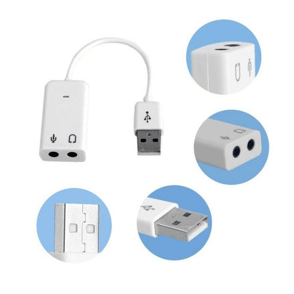 Usb 2 0 Audio Adapter Soundcard 7 1 Sound Card