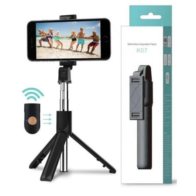 K07 Mini Wireless Selfie Stick with Remote Control