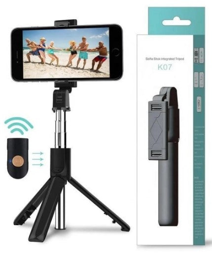 K07 Mini Wireless Selfie Stick with Remote Control