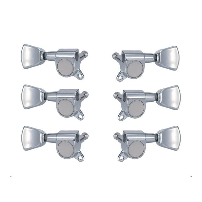 VALENCIA EMH7004CRR3L3 ELEKTRO GİTAR BURGUSU, 3 SAĞ+3 SOL, KROM