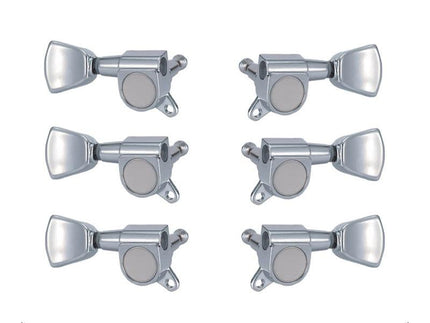 VALENCIA EMH7004CRR3L3 ELEKTRO GİTAR BURGUSU, 3 SAĞ+3 SOL, KROM