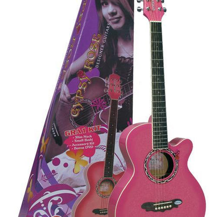 AKUSTİK GİTAR GYPSY ROSE SET (GIGBAG, STRAP, STICK