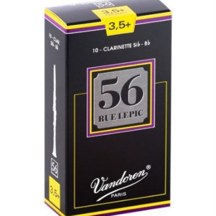 Vandoren 56 Rue Lepic Bb 3.5 + Number Clarinet Reed CR5035+