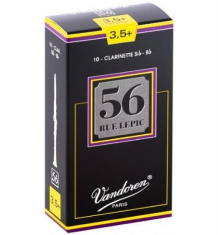 Vandoren 56 Rue Lepic Bb 3.5 + Number Clarinet Reed CR5035+