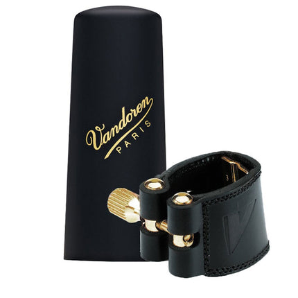 Vandoren LC28P Tenor Saxophone Bek Leather Bracelet, Plastic Cover