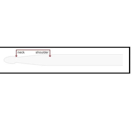 VICFIRTH 3A BAGET HICKORY, 0.580"x16 (3/16)"