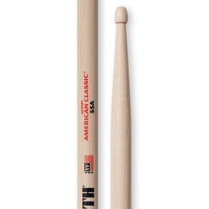 VICFIRTH 55A BAGET HICKORY, 0.580"x16", MED