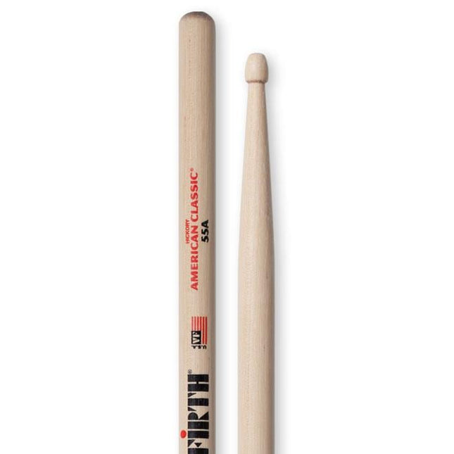 VICFIRTH 55A BAGET HICKORY, 0.580"x16", MED