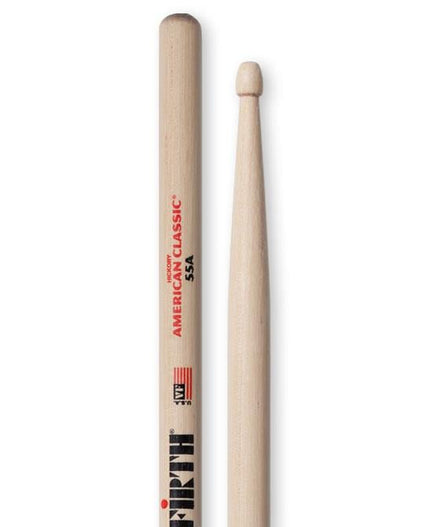 VICFIRTH 55A BAGET HICKORY, 0.580"x16", MED