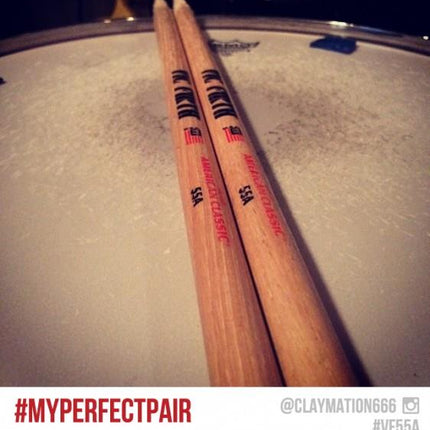 VICFIRTH 55A BAGET HICKORY, 0.580"x16", MED