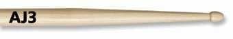 VICFIRTH AJ3 BAGET/STICK, HICKORY, 0.545"x16", LONG TAPE