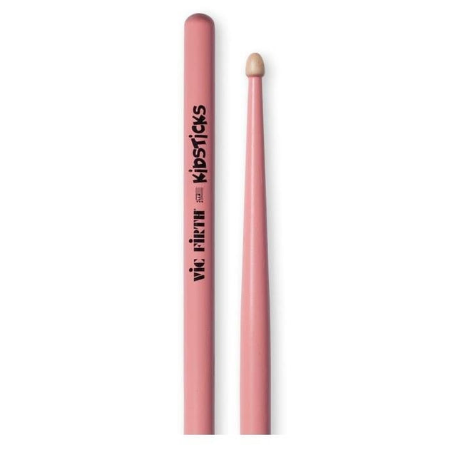 VICFIRTH KIDSPINK BAGET KIDSTICK PEMBE, HICKORY, 0.520"x13" ,