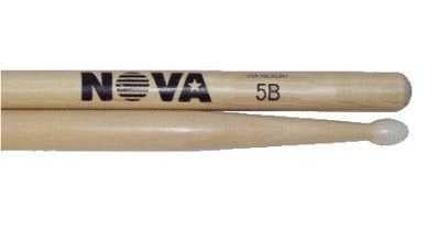 VICFIRTH N5BN BAGET NOVA 5B NYLON TIP, HICKORY, 16"x0.595"