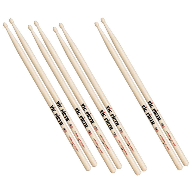 VICFIRTH P5B.3-5B.1 BAGET (3+1 ÇİFT), 5B WOOD