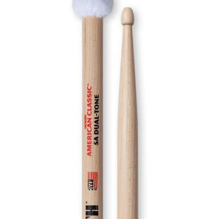 BAGET (ÇİFT) 5A DUAL-TONE, HICKORY, 0.565"x16", M